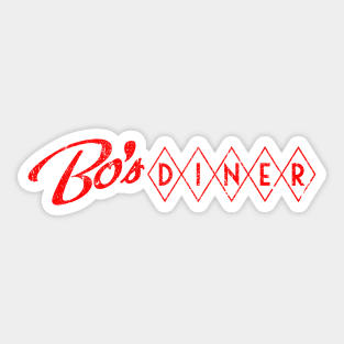 Bo's Diner (Flat Variant) - Baby Driver Sticker